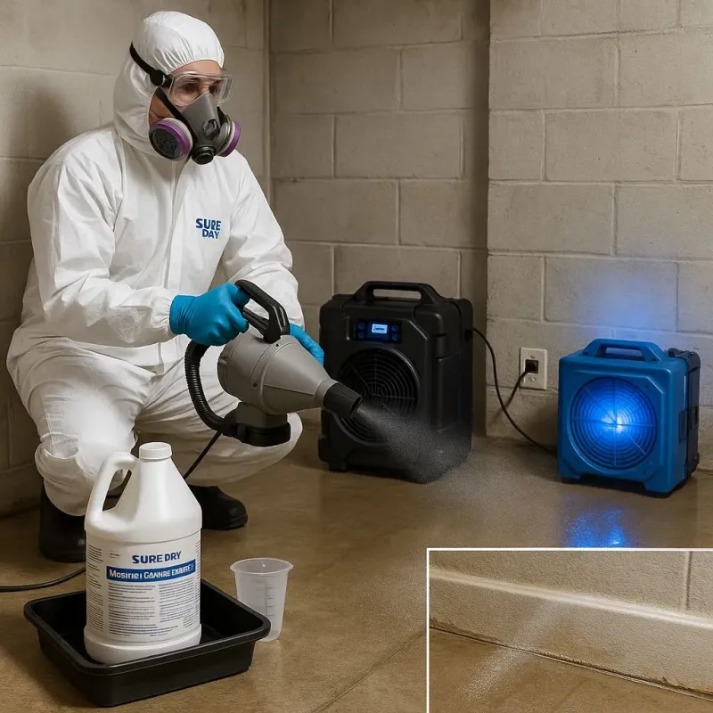 Sanitization and Odor Removal process in Sparks, GA
